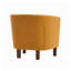Cecille Barrel Accent Chair with Rubberwood Legs-636363791