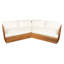 Canapé modulaire de patio avec coussin