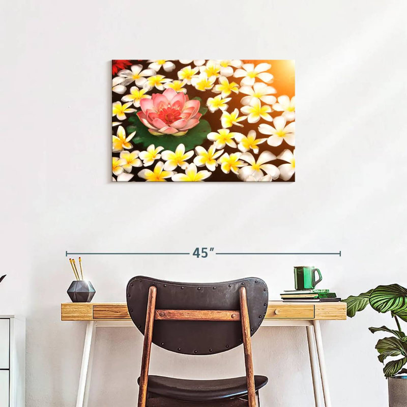 Harnek Plumerias And Lotus Flower