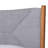 Taylin Mid-Century Grey Corduroy And Oak Brown Wood Queen 5-Piece Bedroom Set