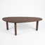 Table basse en chêne - brun cacao-1244344422