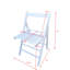 Chaises pliantes blanches en bois massif (2), conception confortable, convient à une utilisation intérieure et extérieure, peu encombrante, légère, pouvant supporter jusqu'à 220 lb de 2 chaises, siège confortable et dossier ouvert, caractéristique économique, maison-109025184