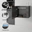 Meuble-lavabo flottant 22 po avec lavabo, porte à fermeture en douceur, lavabo en céramique, contreplaqué-133265719
