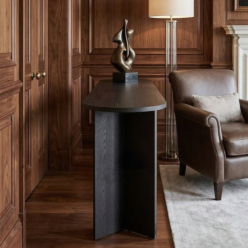 Console de vestibule Everly Curvilinear, Lumière noire