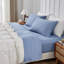 Ensemble de draps 4 pièces en jersey de coton chiné Kathy Ireland-134022885-134022886