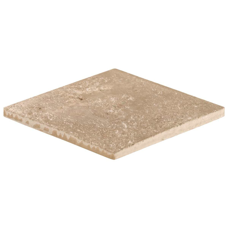 Navari 5x5 Textured Matte Ceramic Tile, Terra Cream