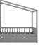 Lit plateforme simple avec trois tiroirs de rangement Bladric-91903841
