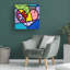 Art mural sur toile tendue - "Big Heart III" par Roberto Rafael pour décoration de salon, de chambre à coucher ou de bureau - 35 x 35-18731903