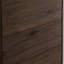 Rangement pour chaussures en bois massif brun noisette