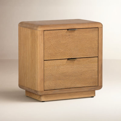 Zelie Oak Nightstand