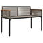 Poly Rattan Outdoor Bench-1324912485-1324912484