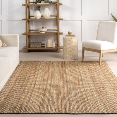 Natural Hand-Woven Jute Rug