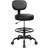 Adjustable Height Drafting Stool with Footring Wheels