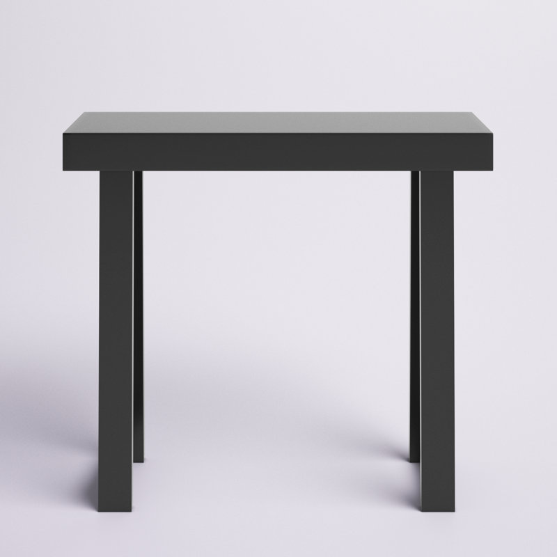 Beckett Solid Wood Console Table, 36" W, Black