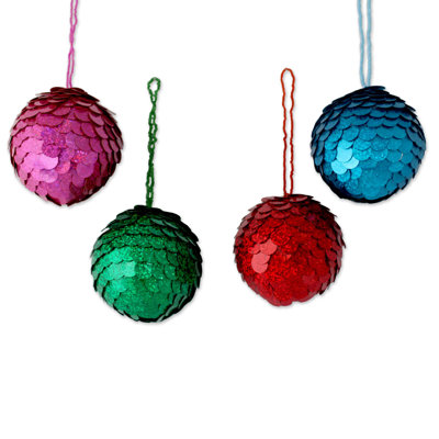 3.3'' Handmade Ball Ornament