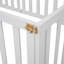 Structure de lit simple en bois avec clôture et porte