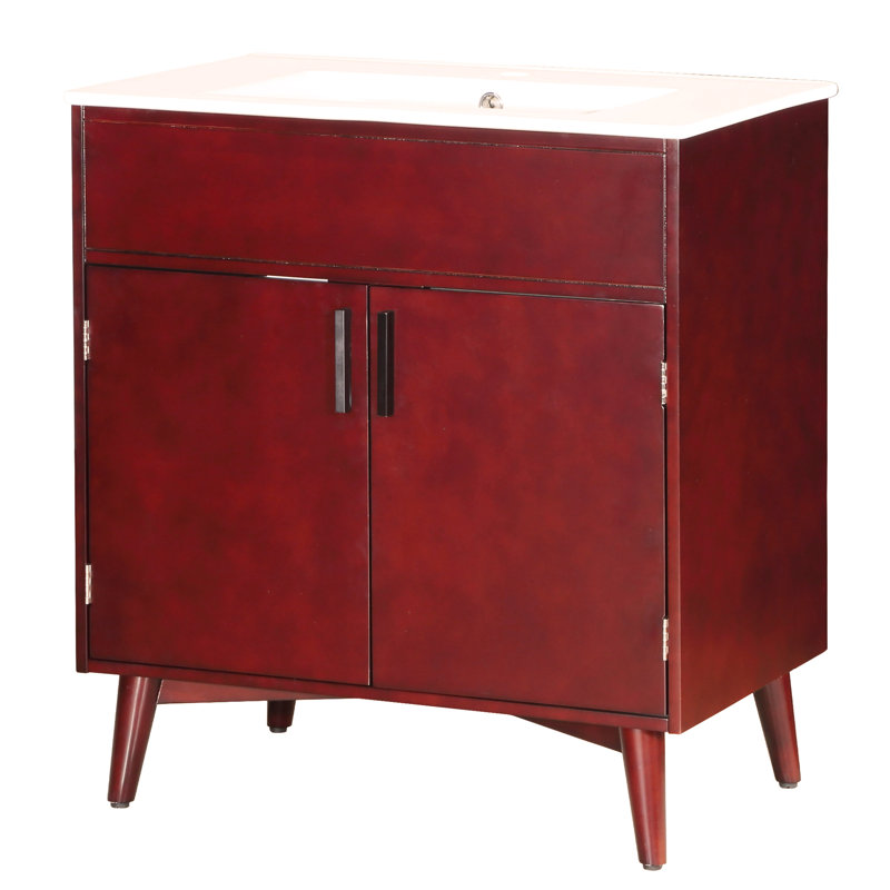 Ensemble de meuble-lavabo avec lavabo, armoire combinée et armoire de rangement pour salle de bain