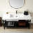 Ablitas 59.8 in. Rectangular Composite Granite Stone Bathroom Vanity Sink-99329083