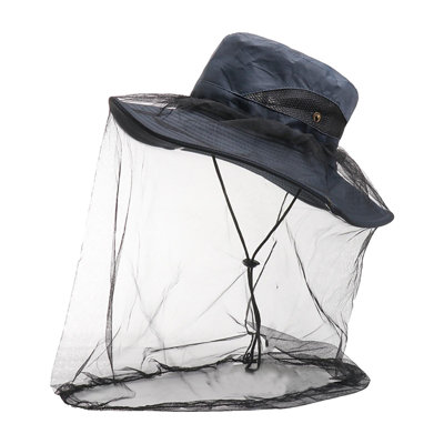 Fisherman hat Outdoor Mesh Mosquito And Insect Hat, Multi-functional Climbing Sun Protection Quick Drying Fisherman Hat