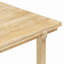 Ensemble de salle à manger de ferme 6 pièces pour 6 personnes, ensembles de cuisine et de salle à manger avec pieds et structure en bois massif, chaises ergonomiques à double style, idéal pour la cuisine et la salle à manger (bois naturel délavé)-1822317561