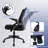 Bleona Office Chair With Flip-Up Armrests Ergonomic Computer Desk Chair Foldable Mesh Task Chair With Wheels Adaptive Lumbar Support Swivel Tilt Comfortable Study Chair For Student-107255632-107255633