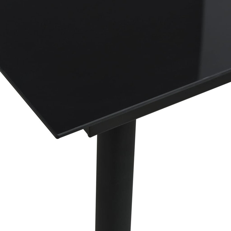 Dining Table, 31.5" W x 59.1" L x 29.1" H, Black