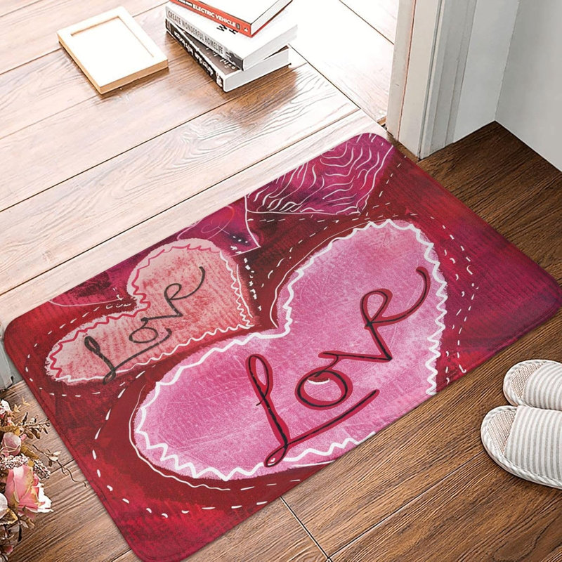 Paillasson Red Love Heart