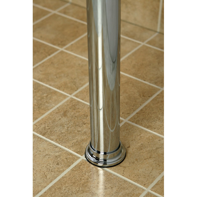 Duchess Metal Console Table Leg, Chrome