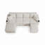Canapé-lit modulaire en U 109,1 po Chenille-2074901732