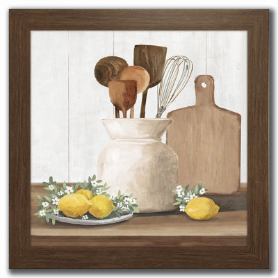 «Farmhouse Kitchen II», art mural encadré