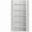 Armoire de cuisine en métal, armoire de rangement de 72 po de hauteur avec 5 tablettes réglables