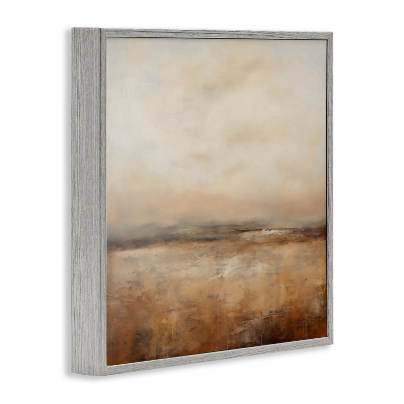 «Calm Abstract Landscape Neutrals», estampe numérique, design by Creative Studio, Estampe numérique Farmhouse
