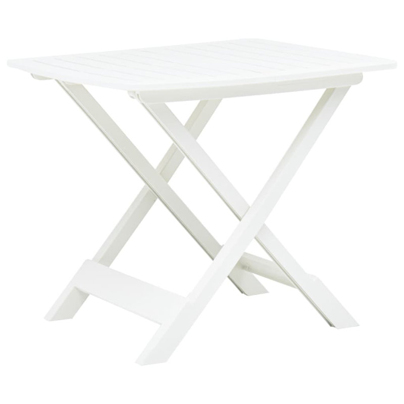 Table bistro pour l'extérieur, Blanc