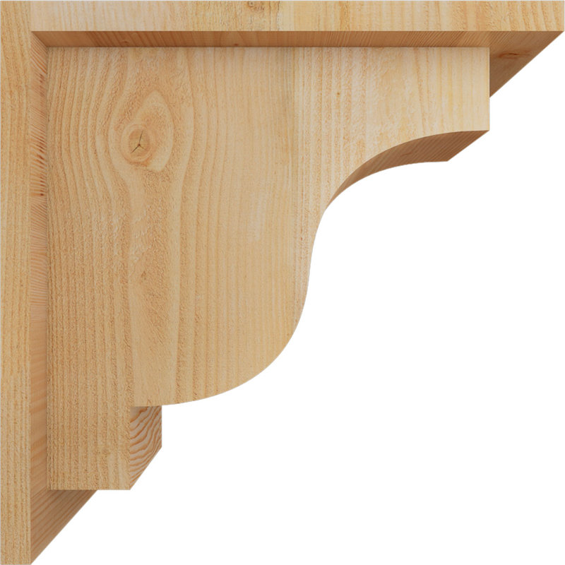 Corbeille Newport avec contre-plaque, H 14 po x l 6 po x P 14 po, Sapin de Douglas, Sciage brut