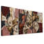 Ensemble de 3 impressions sur toile violon et cuivres sur papier déchiré-704606655