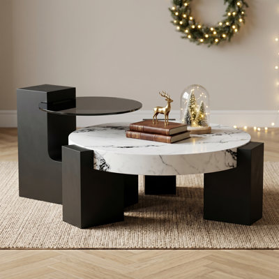 Ensemble de tables basses gigognes Modern Modern