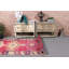 Tapis de couloir long rose et turc vintage pour escalier et couloir en laine - cadeau idéal pour la maison