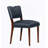 Midnight Blue Faux Leather Dining Chair - Set Of 2