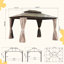 Pavillon de jardin en aluminium