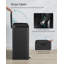2×30L Dual‑Compartment Steel Pedal Kitchen Bin, Soft‑Close Lid, Removable Inner Buckets, Ink Black-116492904-116492910