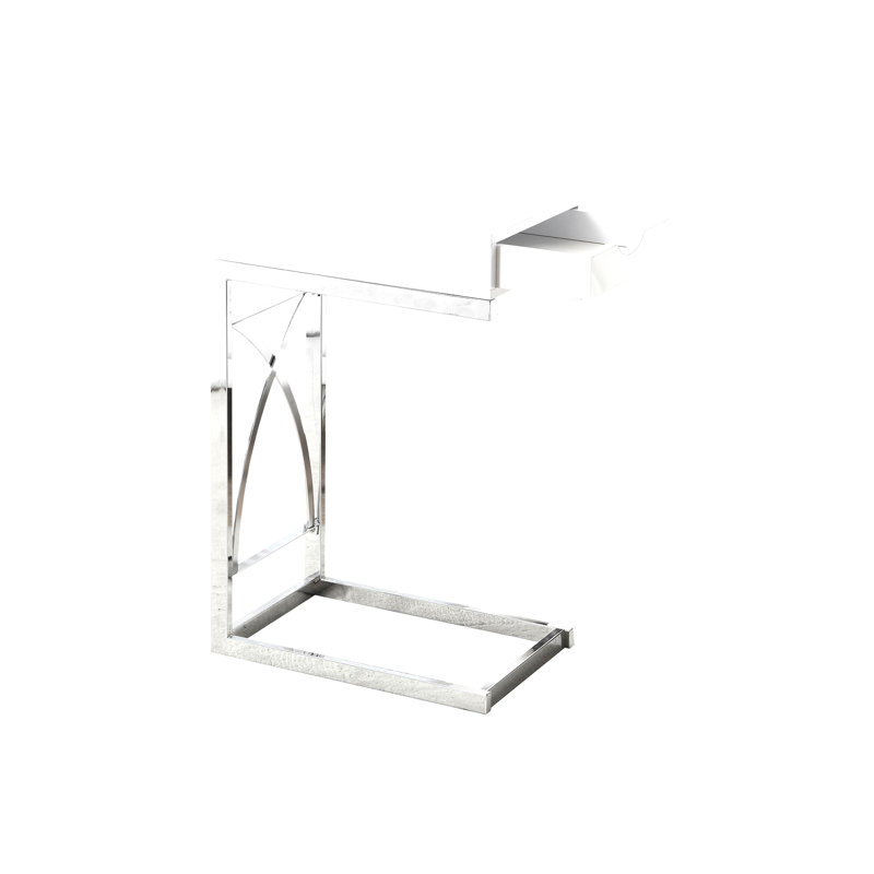 Table en forme de C polyvalente et élégante pour une utilisation pratique n'importe où dans votre maison