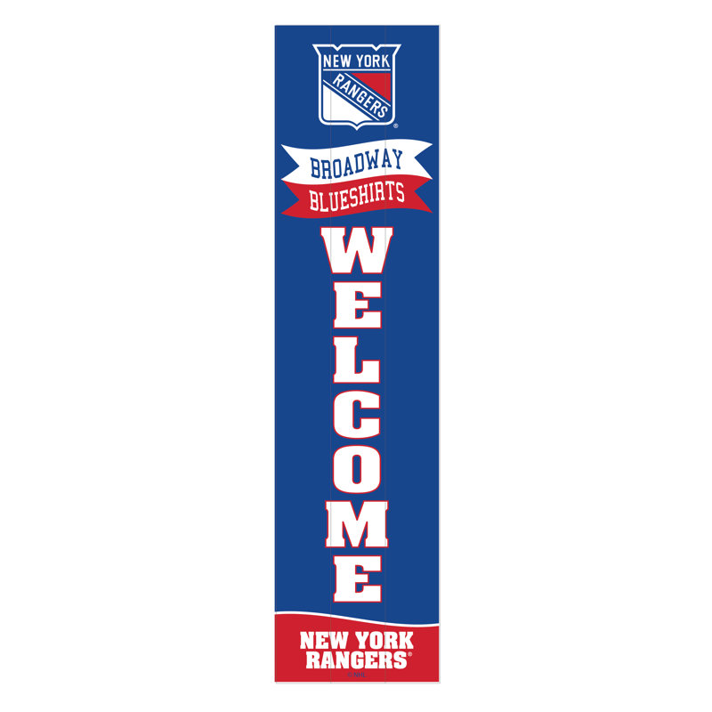 Enseigne murale 47 po NHL, NHL New York Rangers
