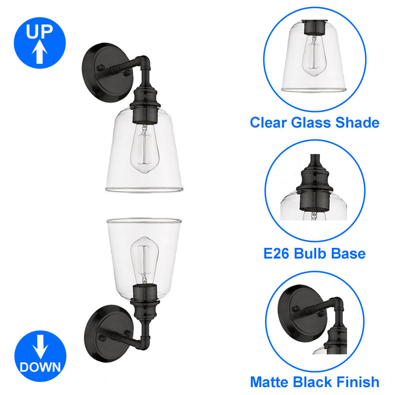 Rachal Vanity Light, Matte Black