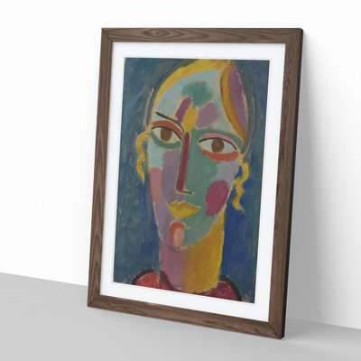 Portrait of a Woman by Marianne Von Werefkin - Picture Frame Painting