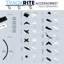 Rail d'éclairage sur rail H 2 pi Luxrite, système de rail en H 120 V à circuit unique, compatible avec les têtes de rail en H standard, rail de rail avec embouts blancs, paquet de 6-133202309