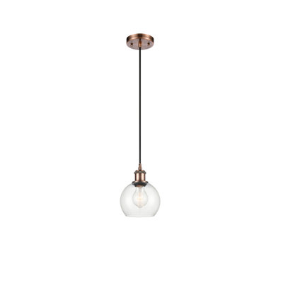 Luminaire suspendu sphérique 1 lumière Roxane