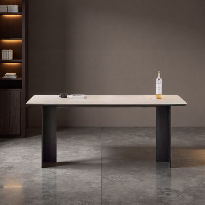 Bureau d'écriture Simple Design Rock Slab