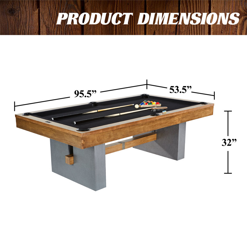 Barrington Urban Collection 8-foot Premium Pool Table with Playing Accessories