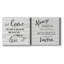 Home Love - Ensemble de 2 reproductions sur toiles tendues-1283030033