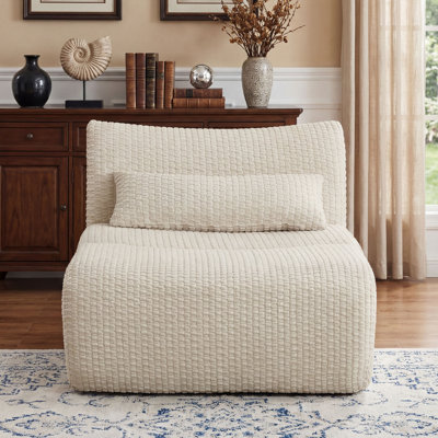 65" Loveseat Corduroy Sofa Bed, Cloud-inspired Design, Modern Sofa For Living Rooms, Apartments & Guest Rooms